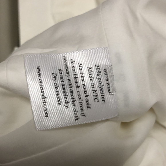 Orseund iris design white off shoulder top - Picture 9 of 10